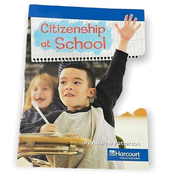 Citizenship At School By Andrew Patterson Childrens Educational Book Harcourt - Picture 1 of 3